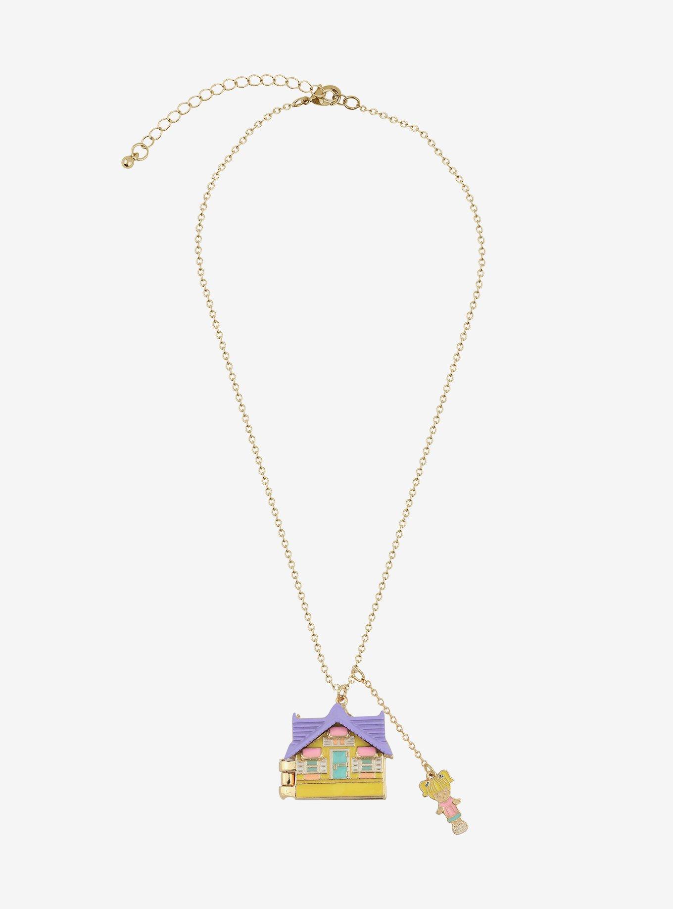 Polly Pocket House Locket Necklace, , alternate