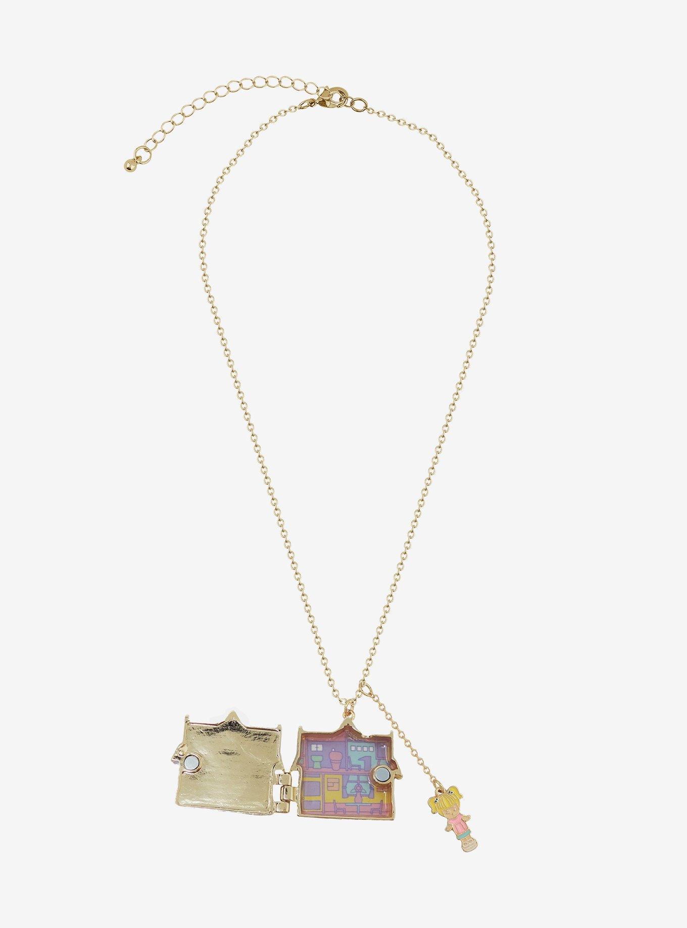 Polly Pocket House Locket Necklace, , alternate
