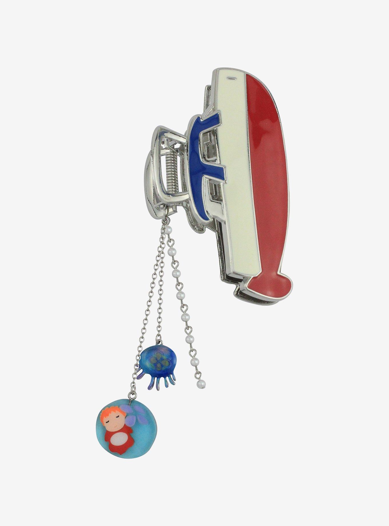 Studio Ghibli&reg; Ponyo Boat Chain Charm Claw Hair Clip, , hi-res