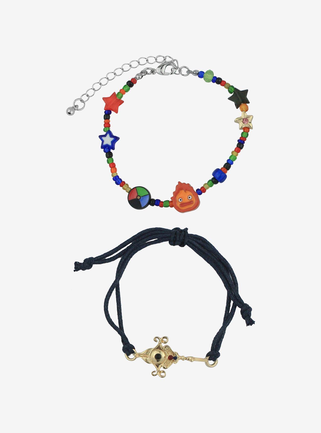 Studio Ghibli&reg; Howl's Moving Castle Icons Bead Bracelet Set, , hi-res