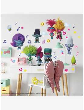 Trolls 3 Band Together with Glitter Wall Decals, , hi-res
