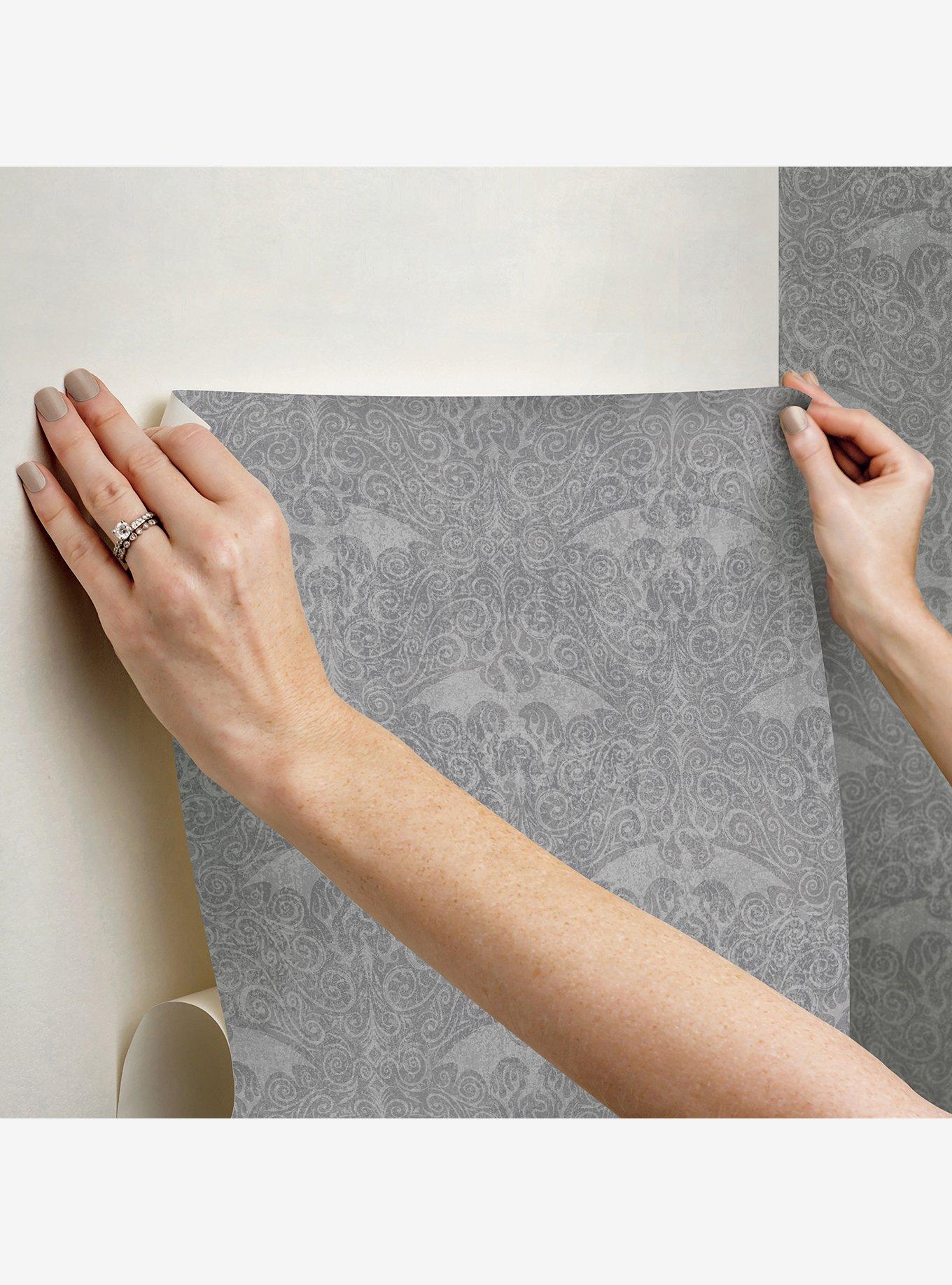 House of The Dragon Grey Peel and Stick Wallpaper, , alternate