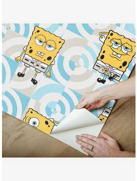 SpongeBob SquarePants Funny Faces Peel and Stick Wallpaper, , hi-res