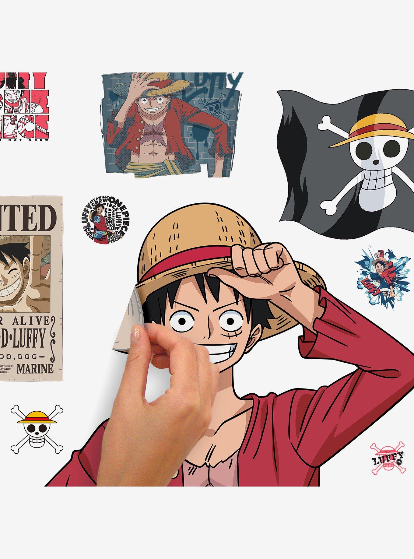 One Piece Luffy Giant Peel and Stick Wall Decals, , alternate