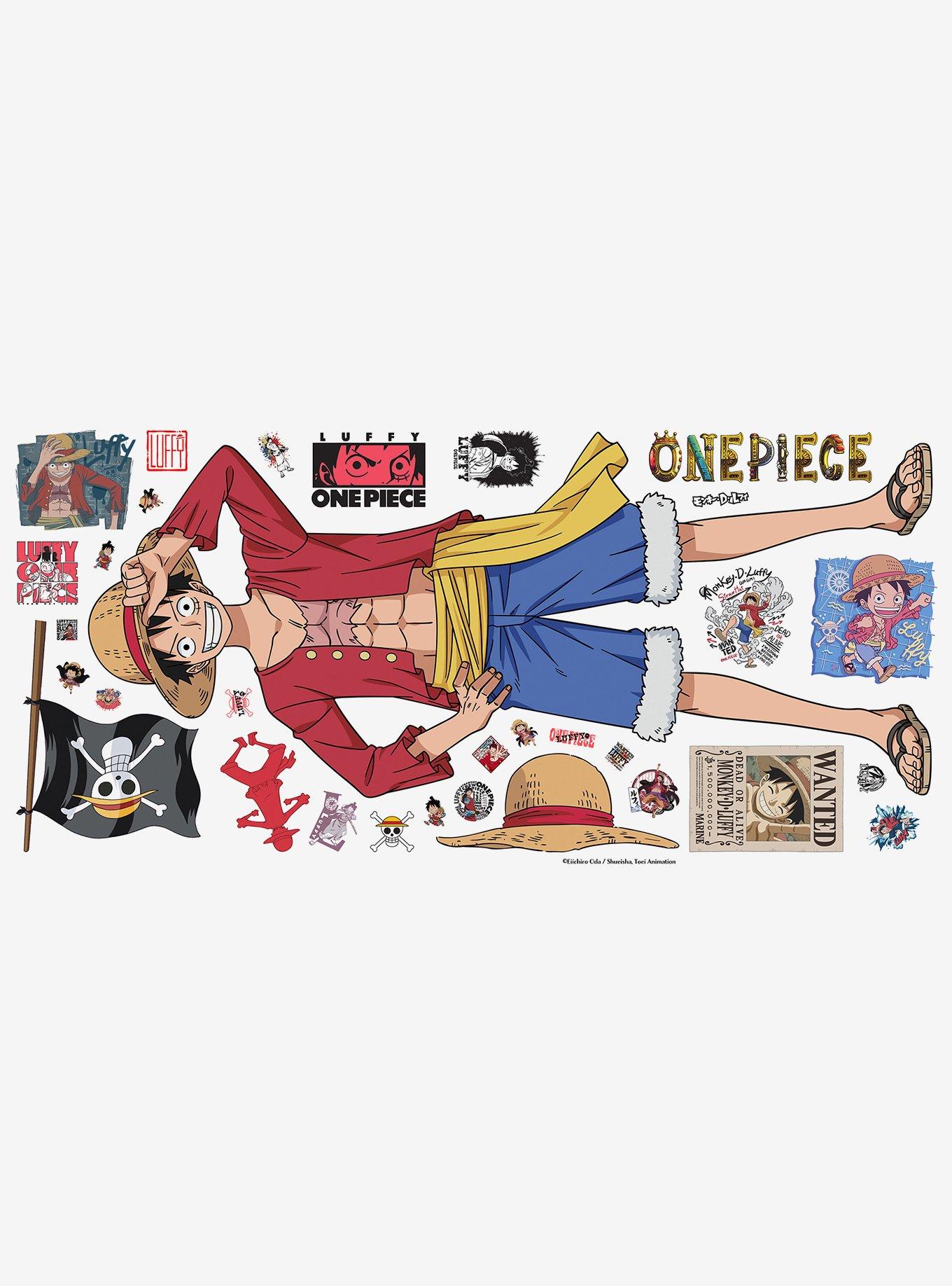 One Piece Luffy Giant Peel and Stick Wall Decals, , alternate