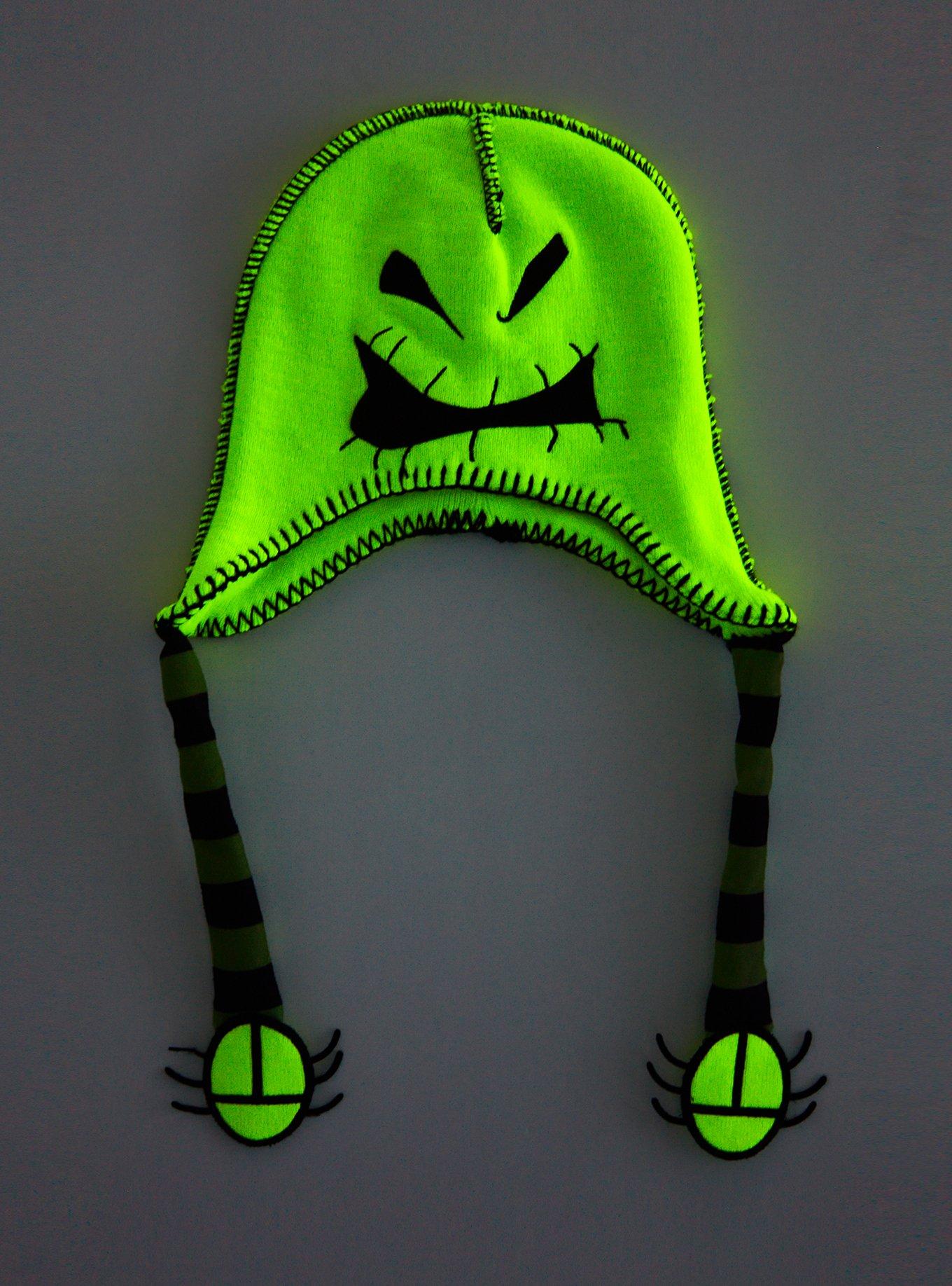 The Nightmare Before Christmas Oogie Boogie Glow-In-The-Dark Tassel Beanie