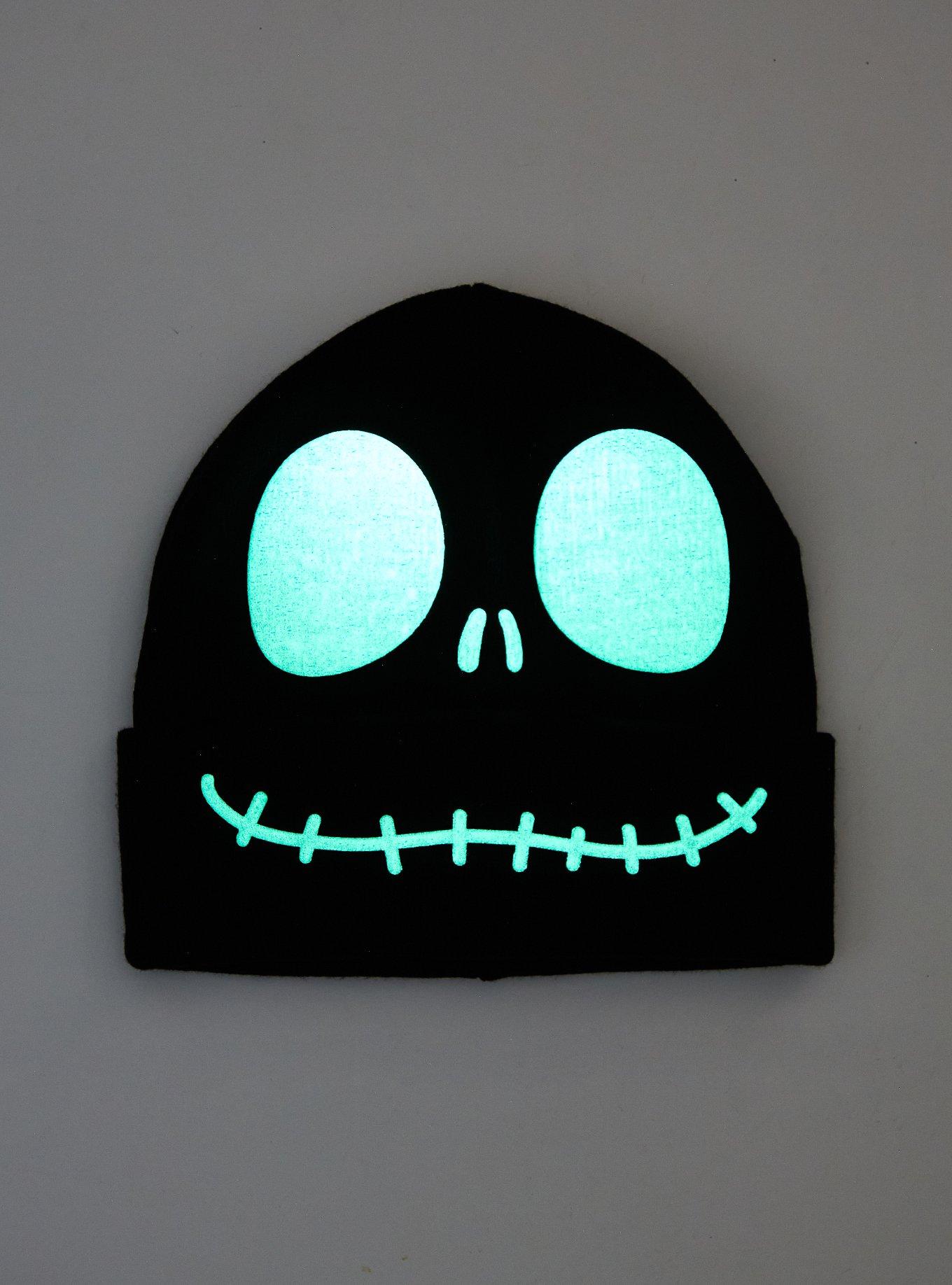 The Nightmare Before Christmas Jack Glow-In-The-Dark Beanie, , hi-res