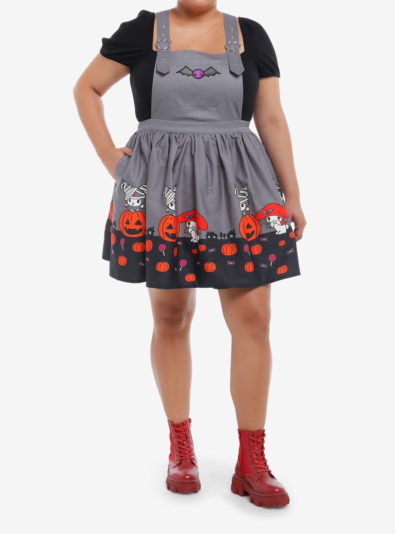 My Melody & Kuromi Halloween Skirtall Plus Size, , hi-res