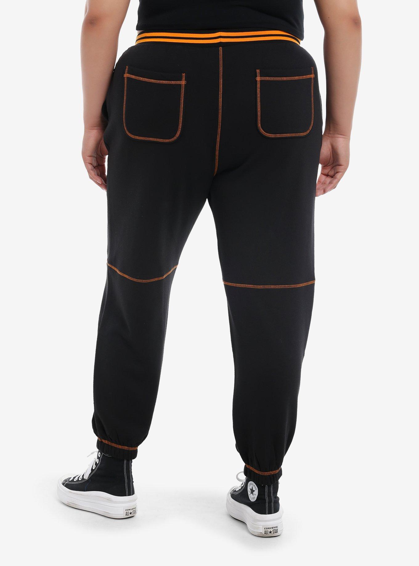 Hello Kitty And Friends Pumpkin Jogger Sweatpants Plus Size, , hi-res