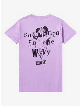 Nirvana Something In The Way Purple Boyfriend Fit Girls T-Shirt, , hi-res