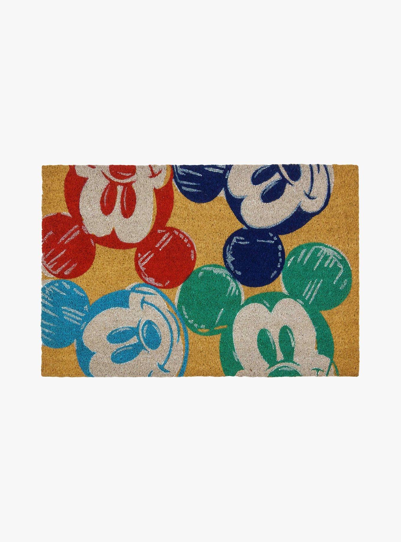 Disney Mickey Mouse Hi There Heads Coir Mat 2-Pack, , alternate