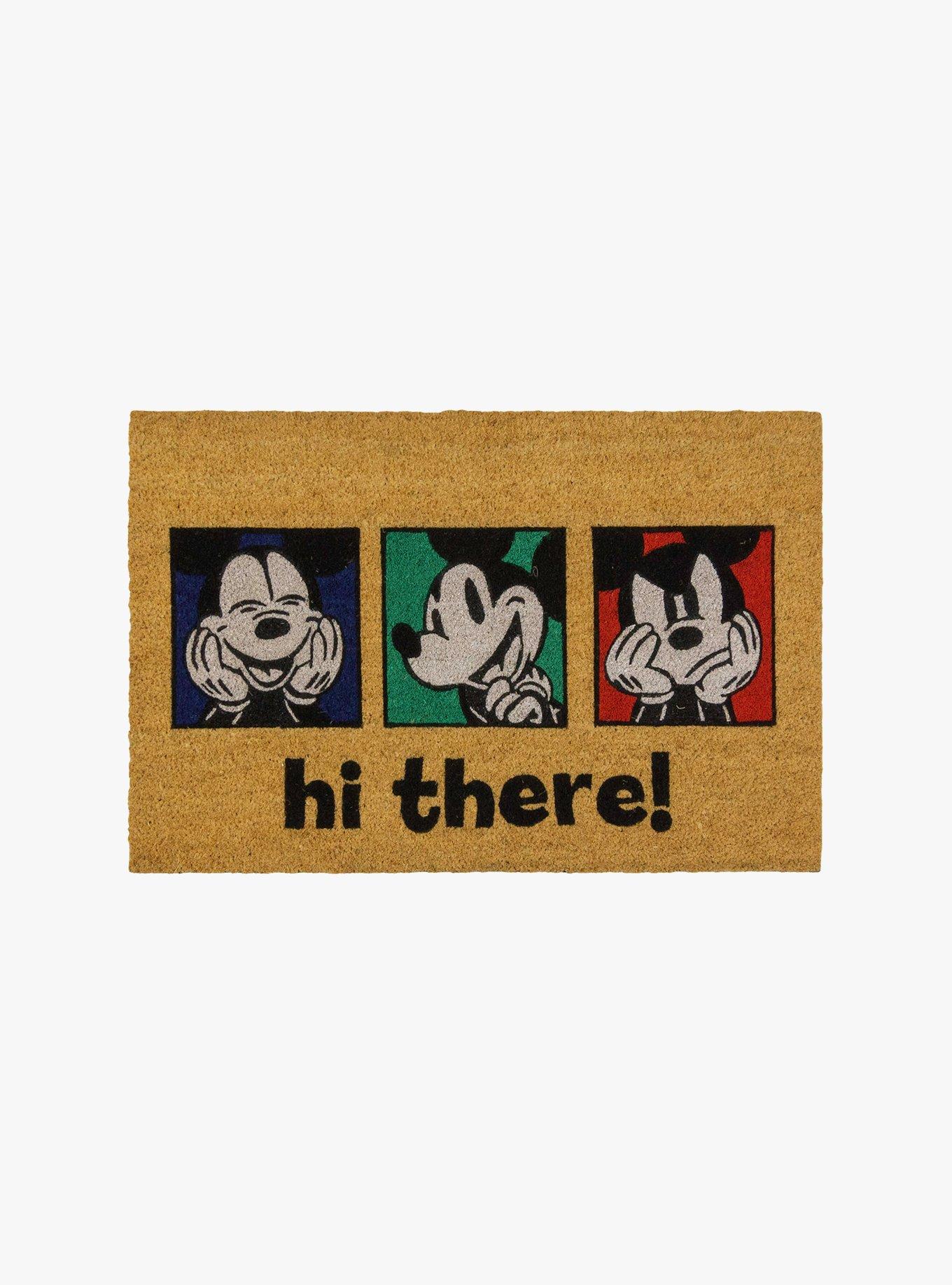 Disney Mickey Mouse Hi There Heads Coir Mat 2-Pack, , alternate