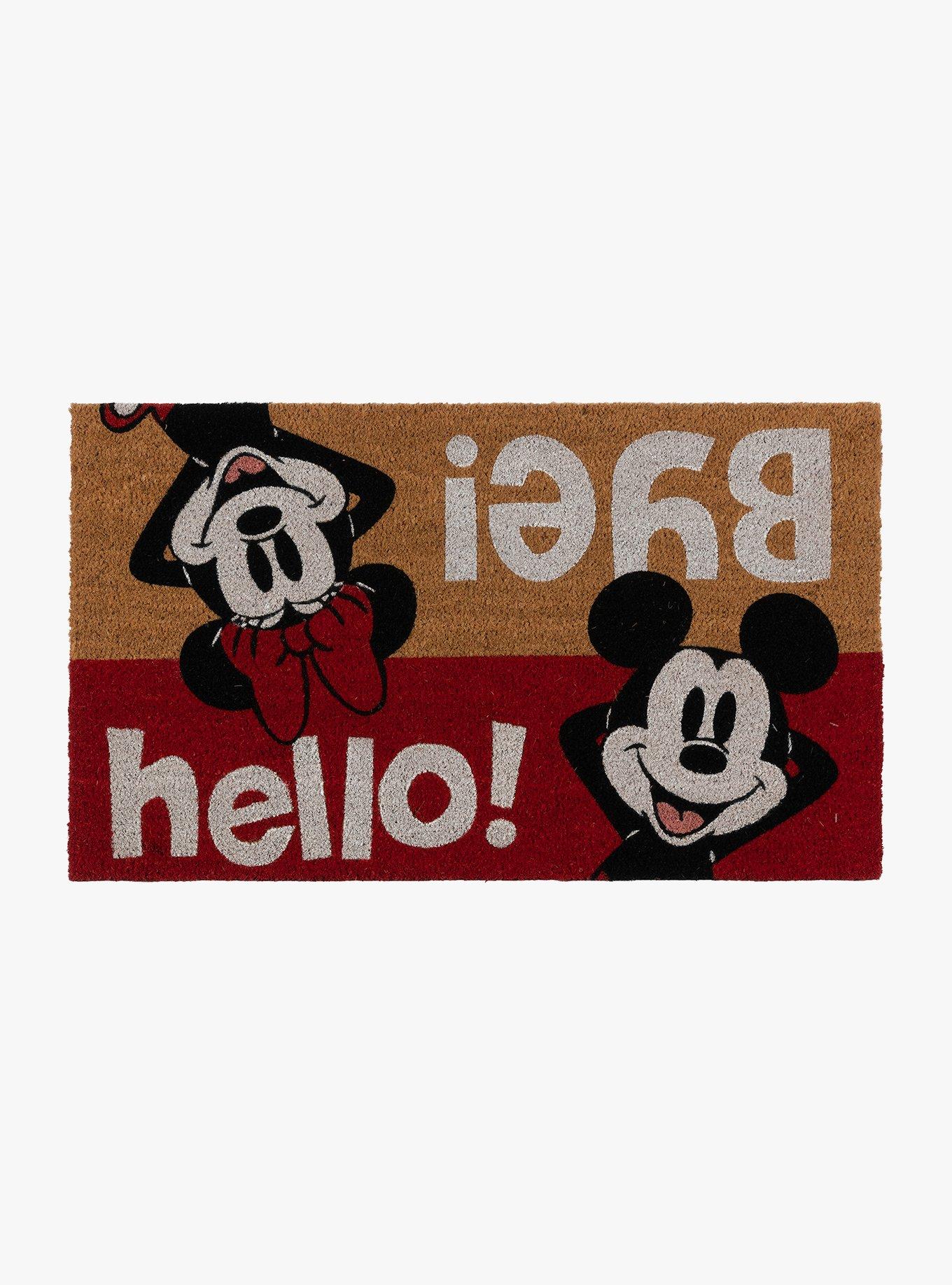 Disney Mickey Mouse Love Hello Coir Mat 2-Pack, , alternate