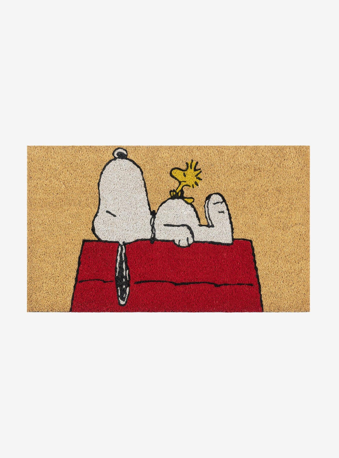 Peanuts Snoopy Patch Coir Mat 2-Pack, , alternate