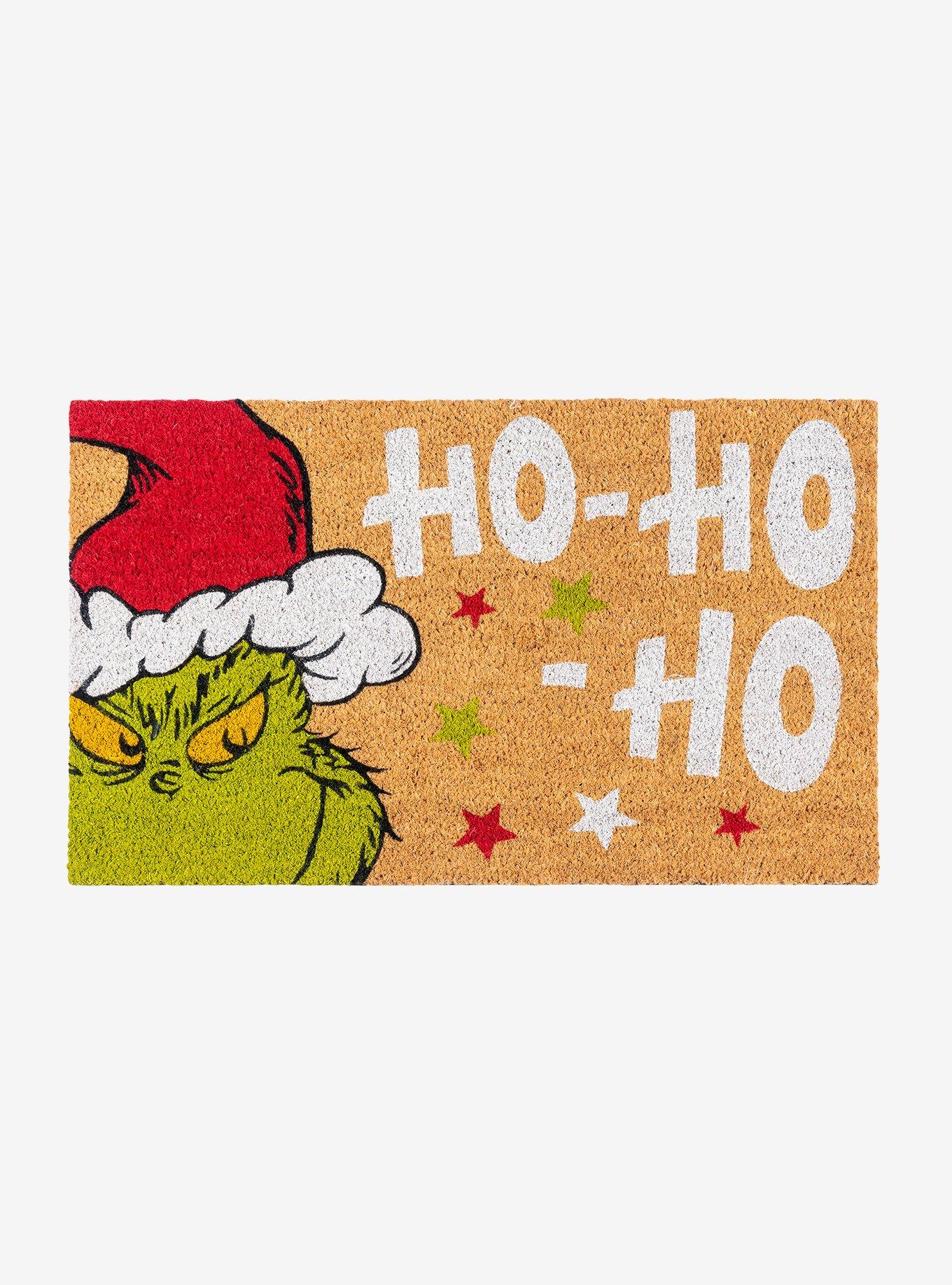 The Grinch Santa Ho Ho Ho Coir Mat 2-Pack, , alternate