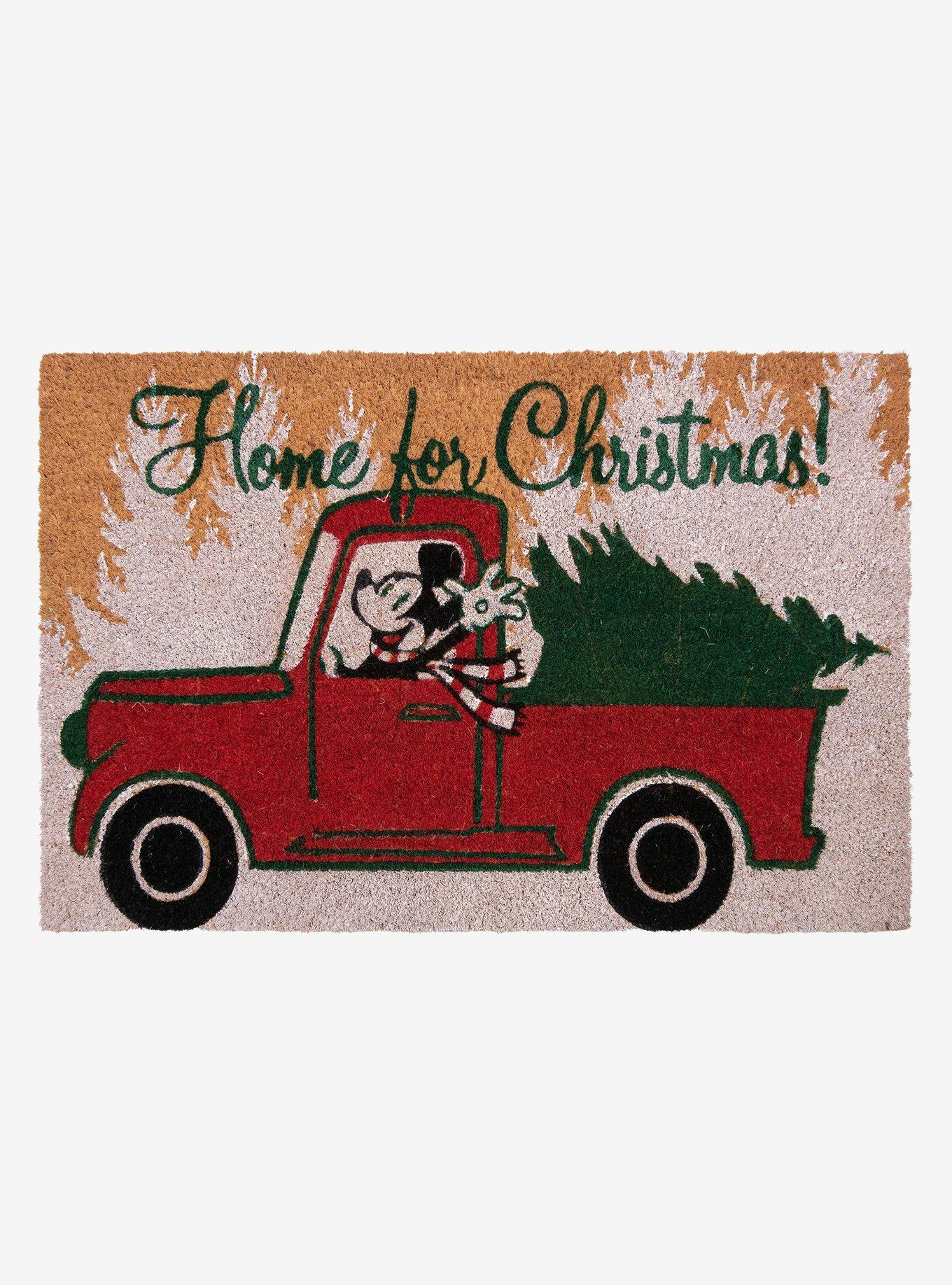 Disney Mickey Mouse Christmas Classic Coir Mat 2-Pack