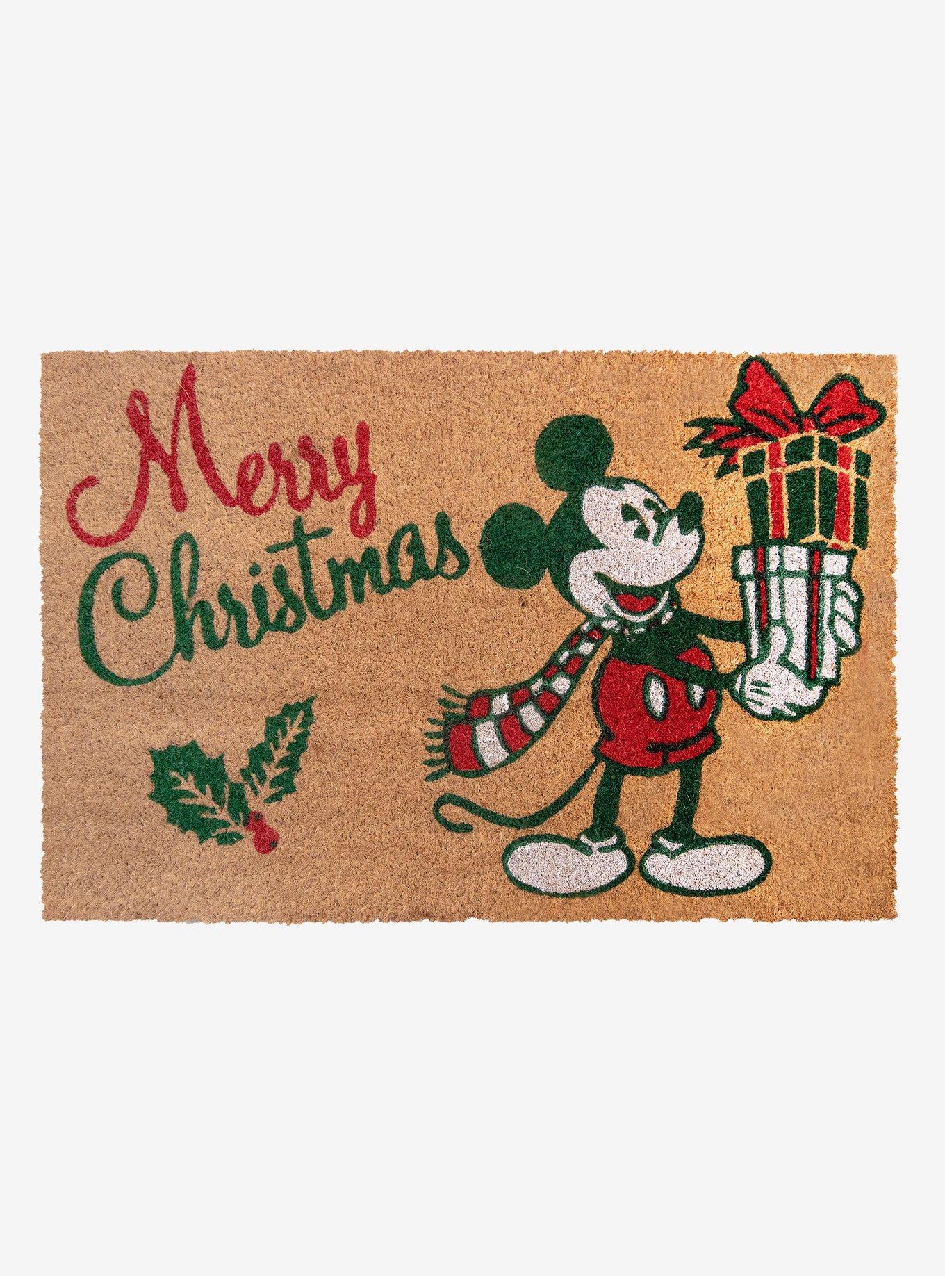 Disney Mickey Mouse Christmas Classic Coir Mat 2-Pack, , alternate