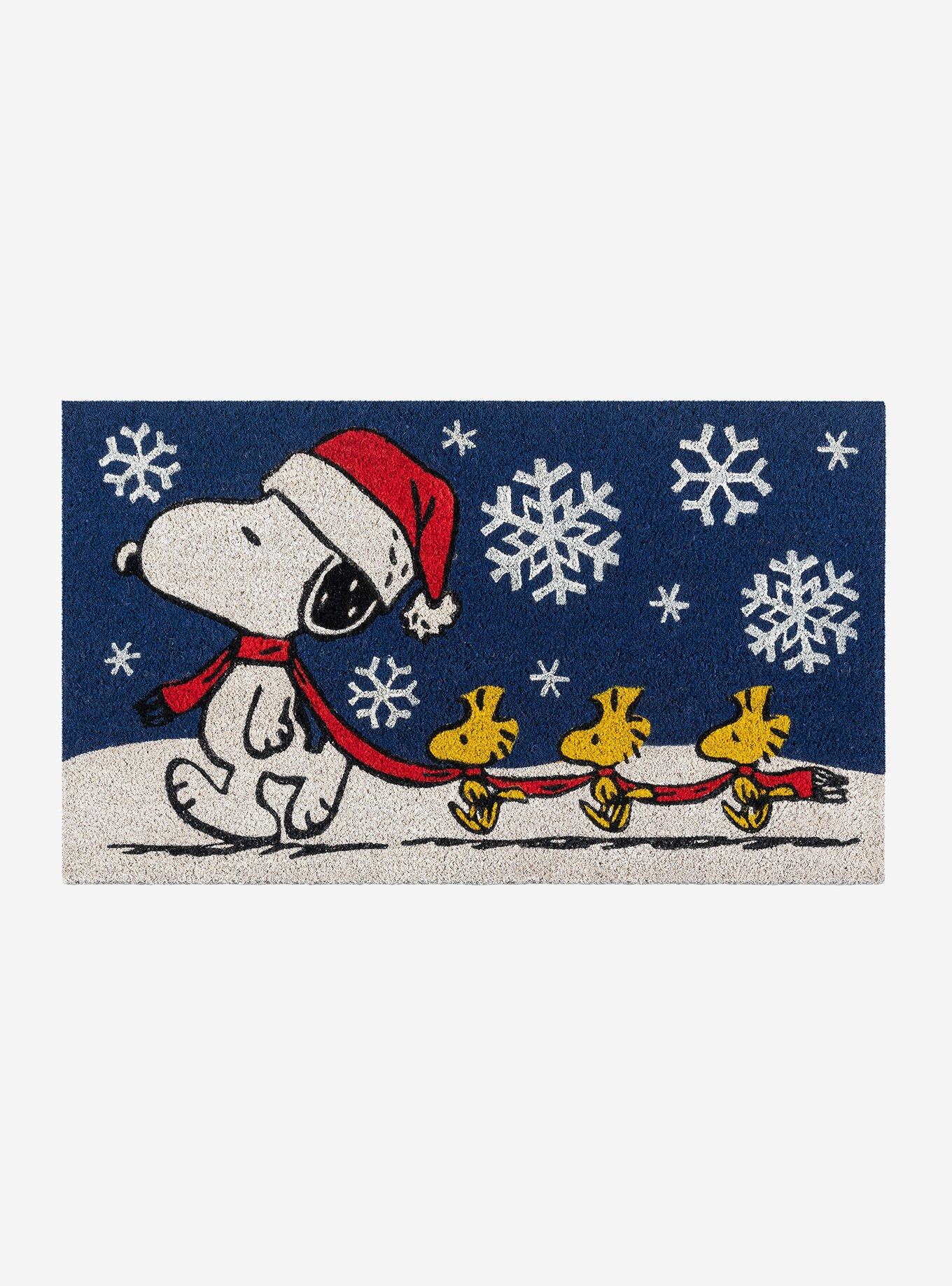 Peanuts Snoopy Holiday Coir Mat 2-Pack, , alternate