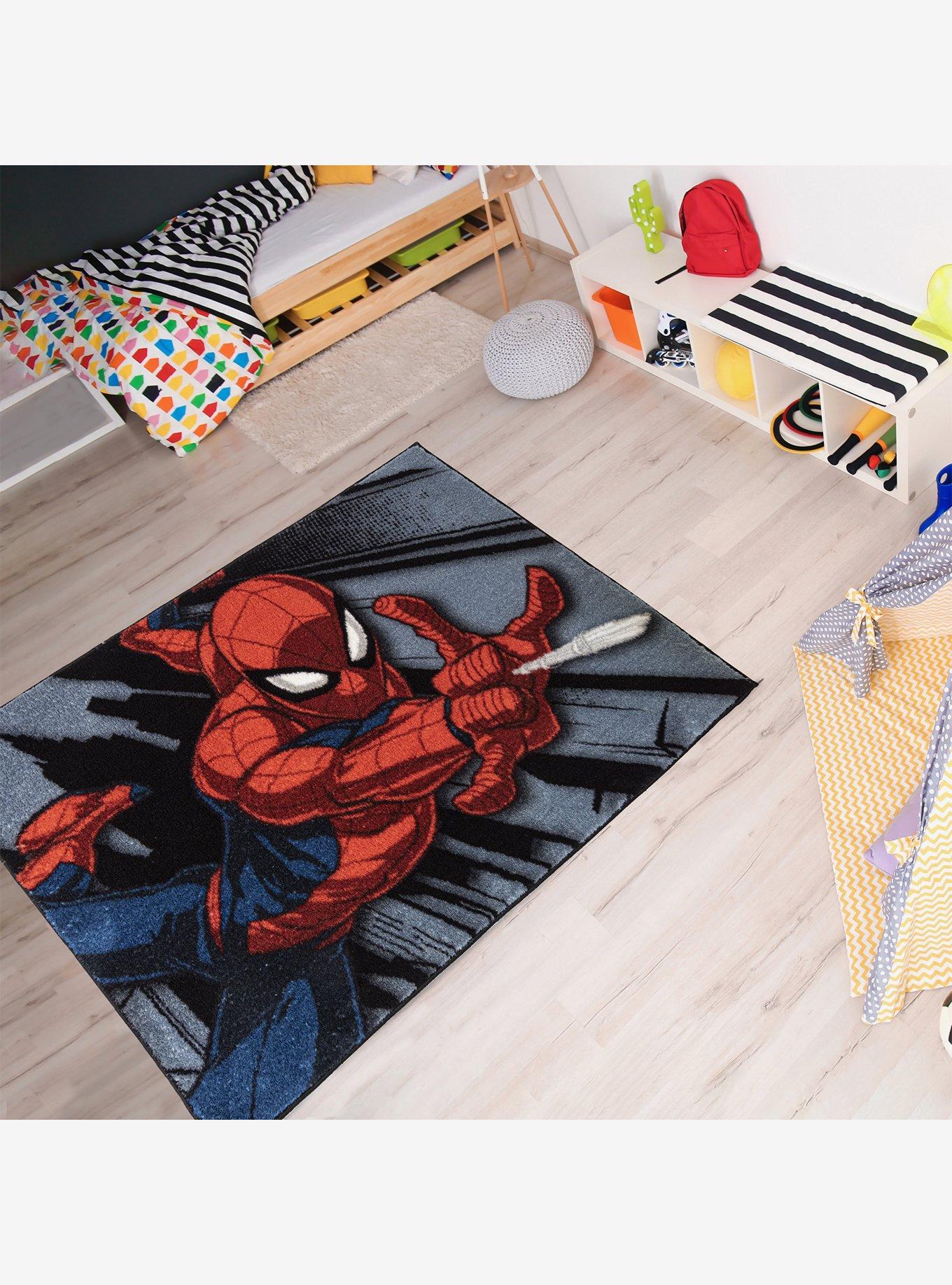 Marvel Spider-Man Gray Accent Rug, , alternate