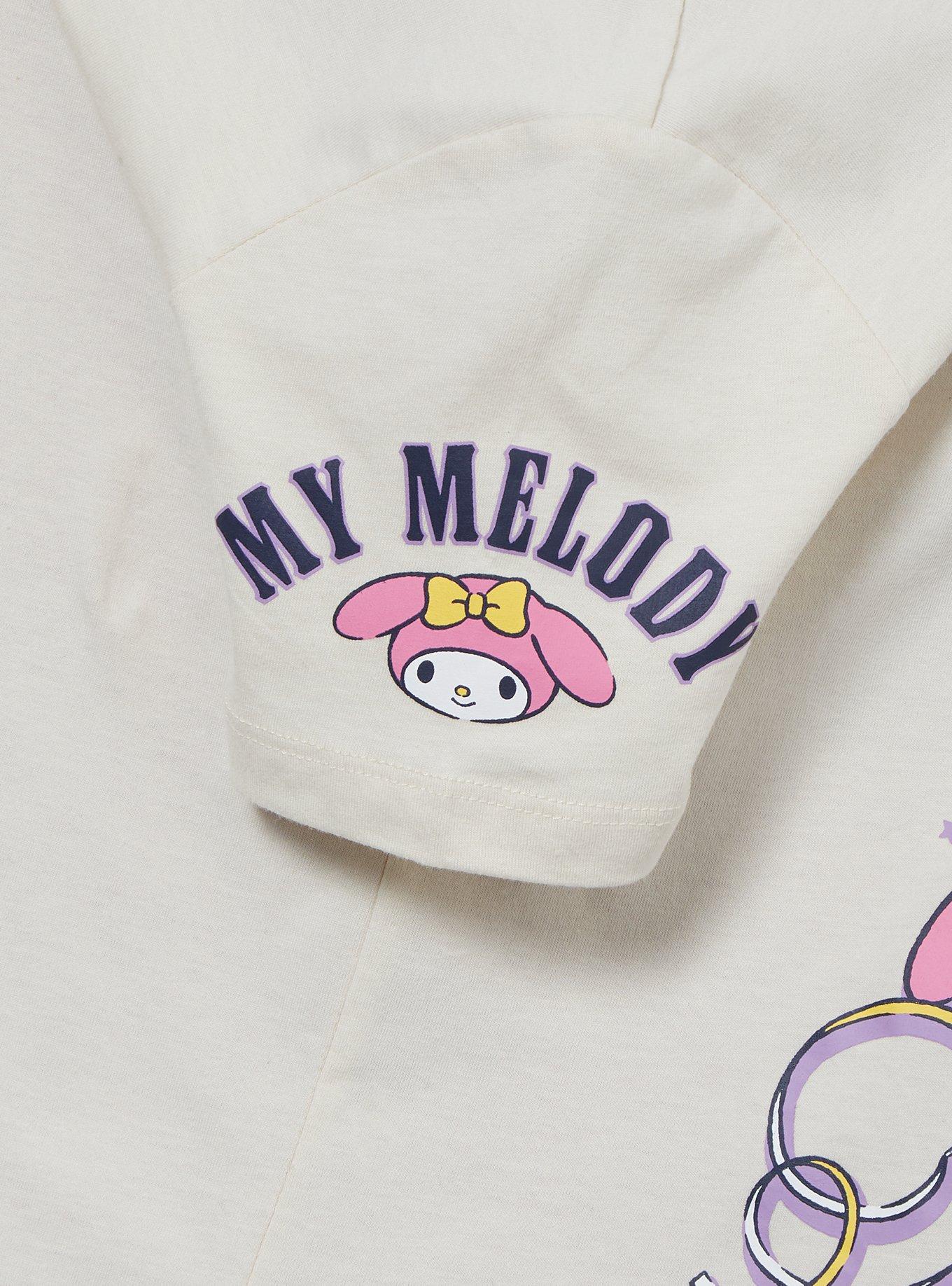 Sanrio My Melody & Kuromi Split Color Youth T-Shirt &mdash; BoxLunch Exclusive, MULTI, alternate