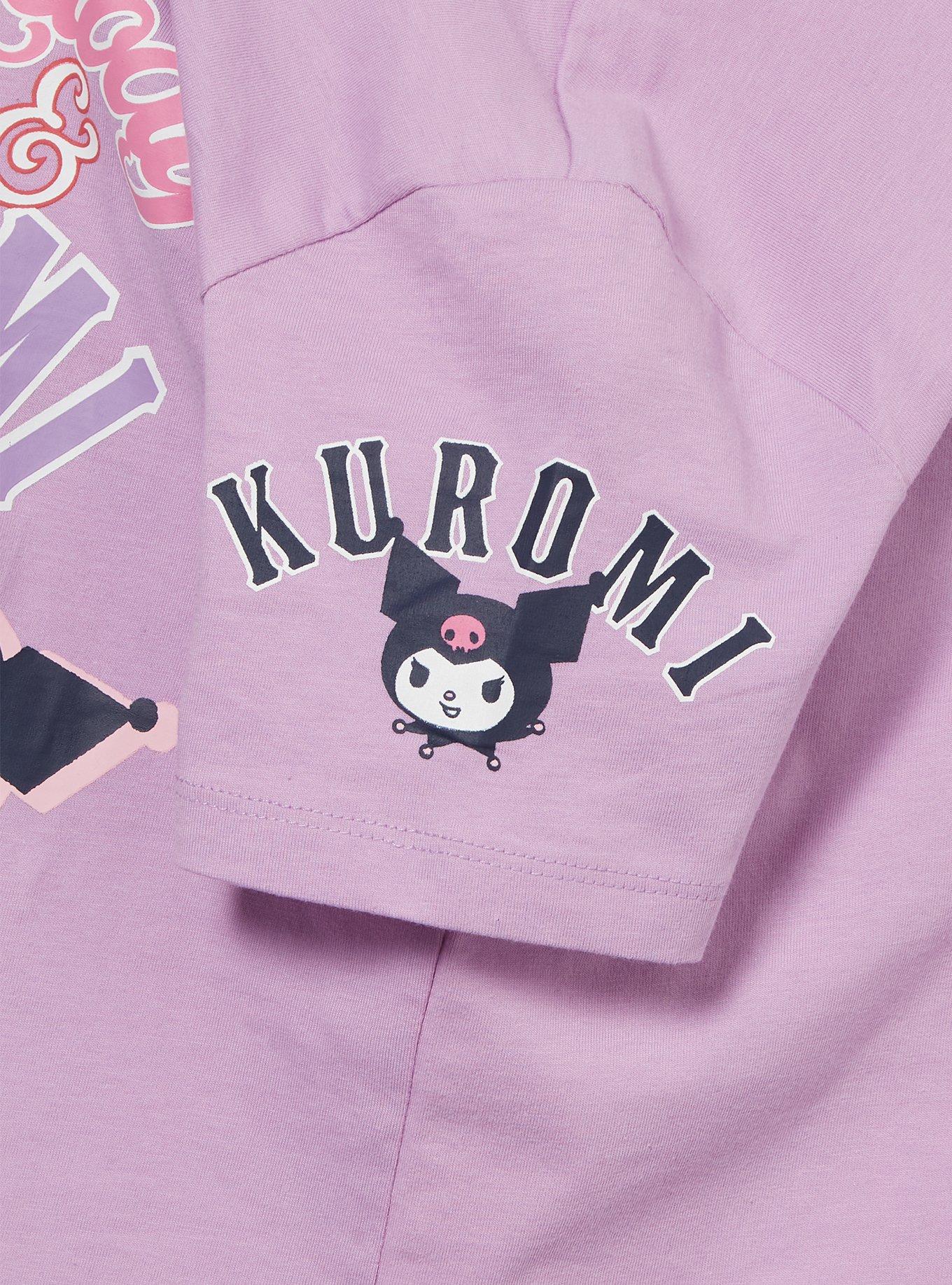 Sanrio My Melody & Kuromi Split Color Youth T-Shirt — BoxLunch Exclusive, MULTI, alternate