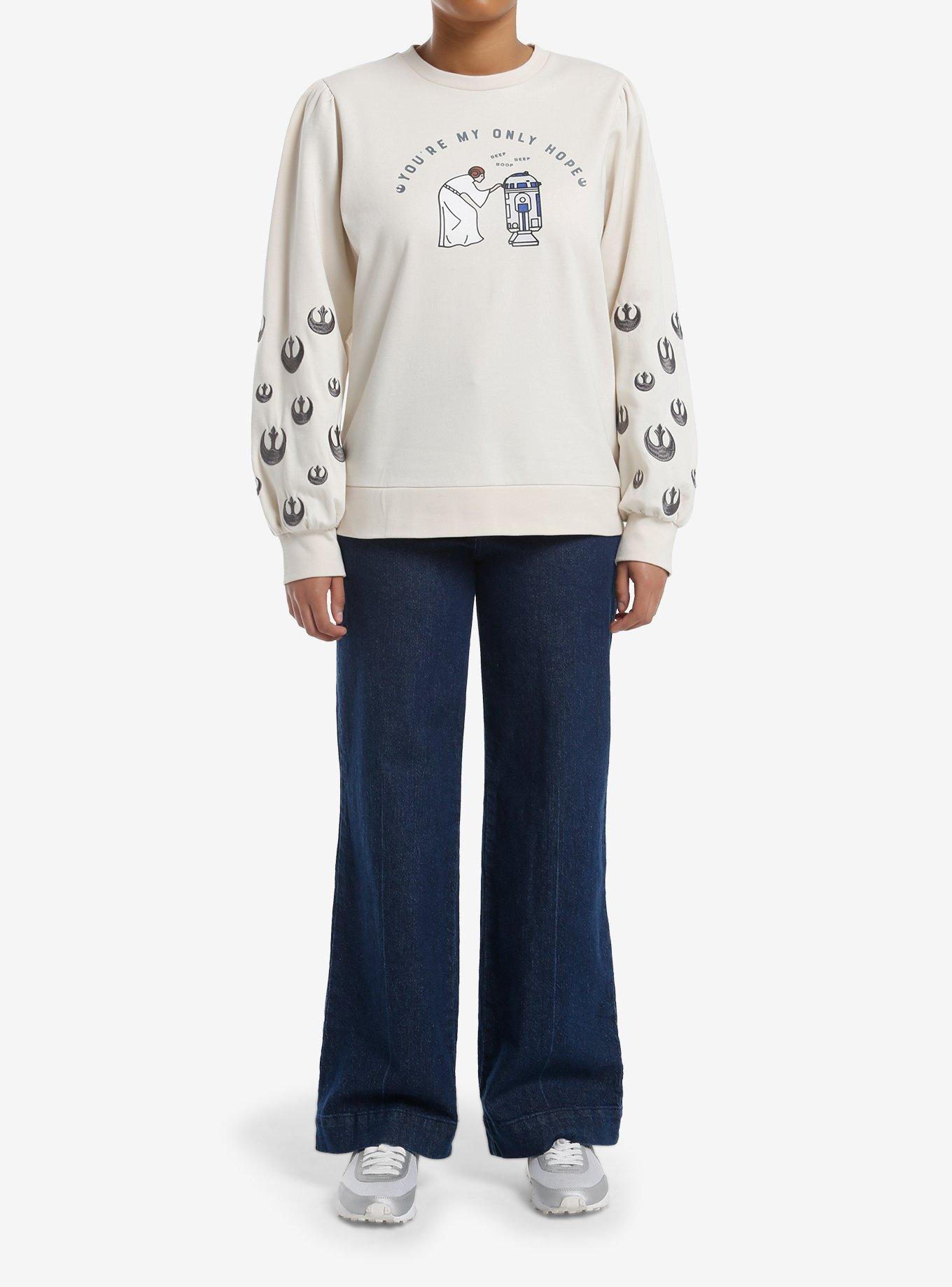 Her Universe Star Wars Princess Leia & R2-D2 Sweatshirt Her Universe Exclusive, , hi-res