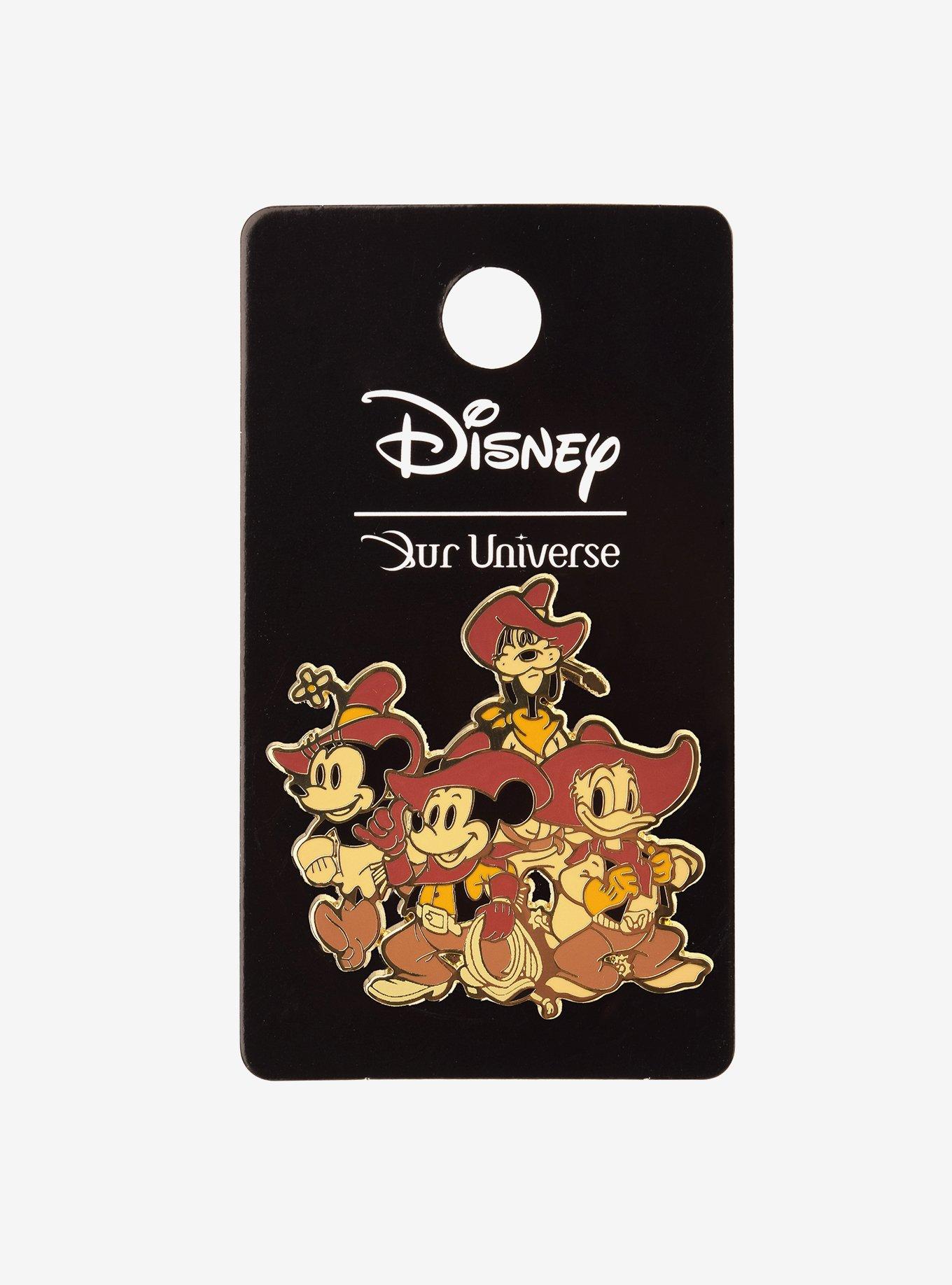 Disney Mickey & Friends Western Enamel Pin — BoxLunch Exclusive, , alternate