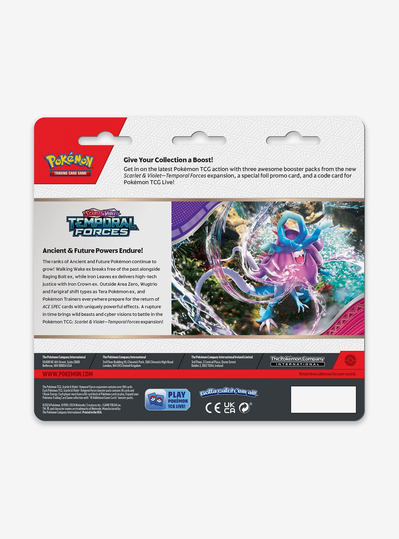 Pokémon Trading Card Game Scarlet & Violet Temporal Forces Booster Pack Set, , alternate