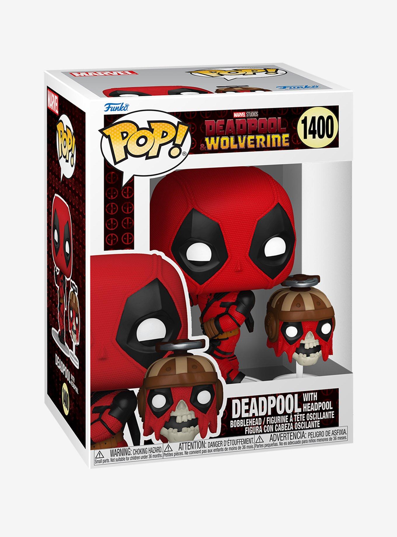 Funko Marvel Deadpool & Wolverine Pop! & Buddy Deadpool (With Headpool) Vinyl Bobble-Head, , alternate