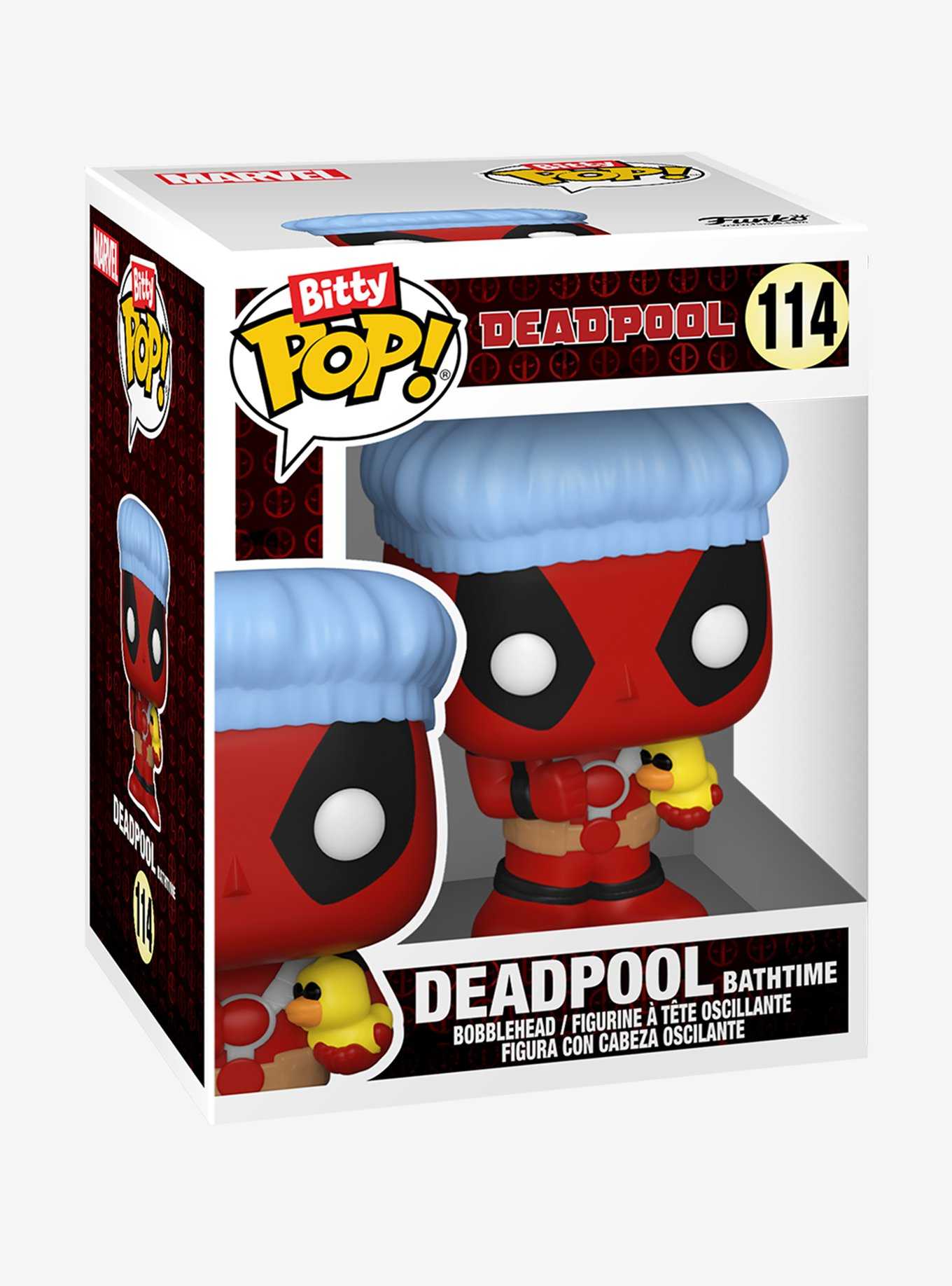 Funko Marvel Deadpool Bitty Pop! Bathtime Vinyl Figure Set, , hi-res