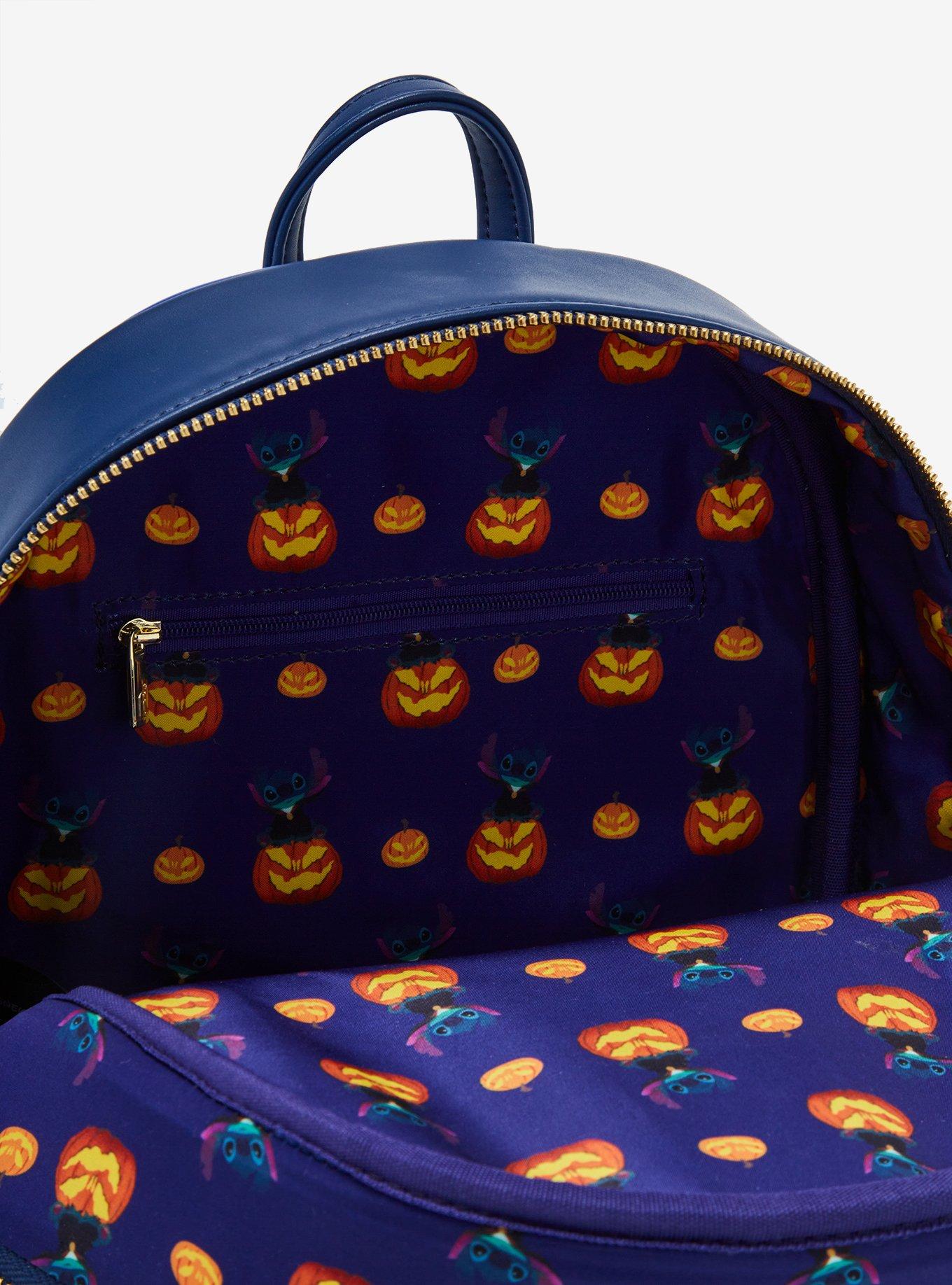 Loungefly Disney Lilo & Stitch Trick or Treating Group Portrait Glow-in-the-Dark Mini Backpack - BoxLunch Exclusive, , alternate