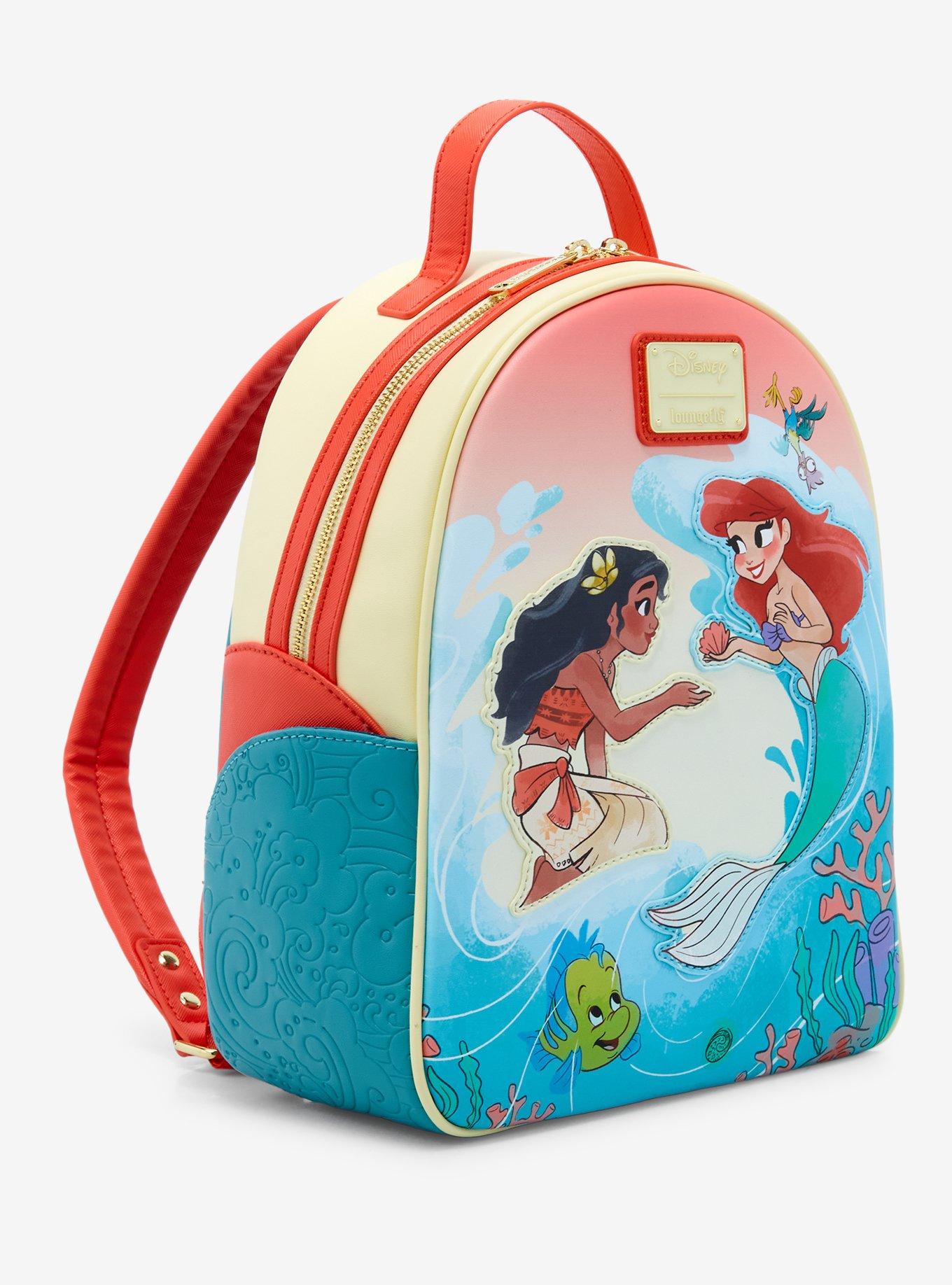 Loungefly Disney Princess Moana & Ariel Mini Backpack — BoxLunch Exclusive