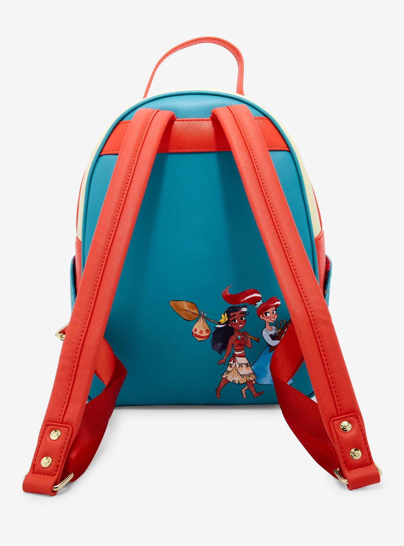 Loungefly Disney Princess Moana & Ariel Mini Backpack — BoxLunch Exclusive