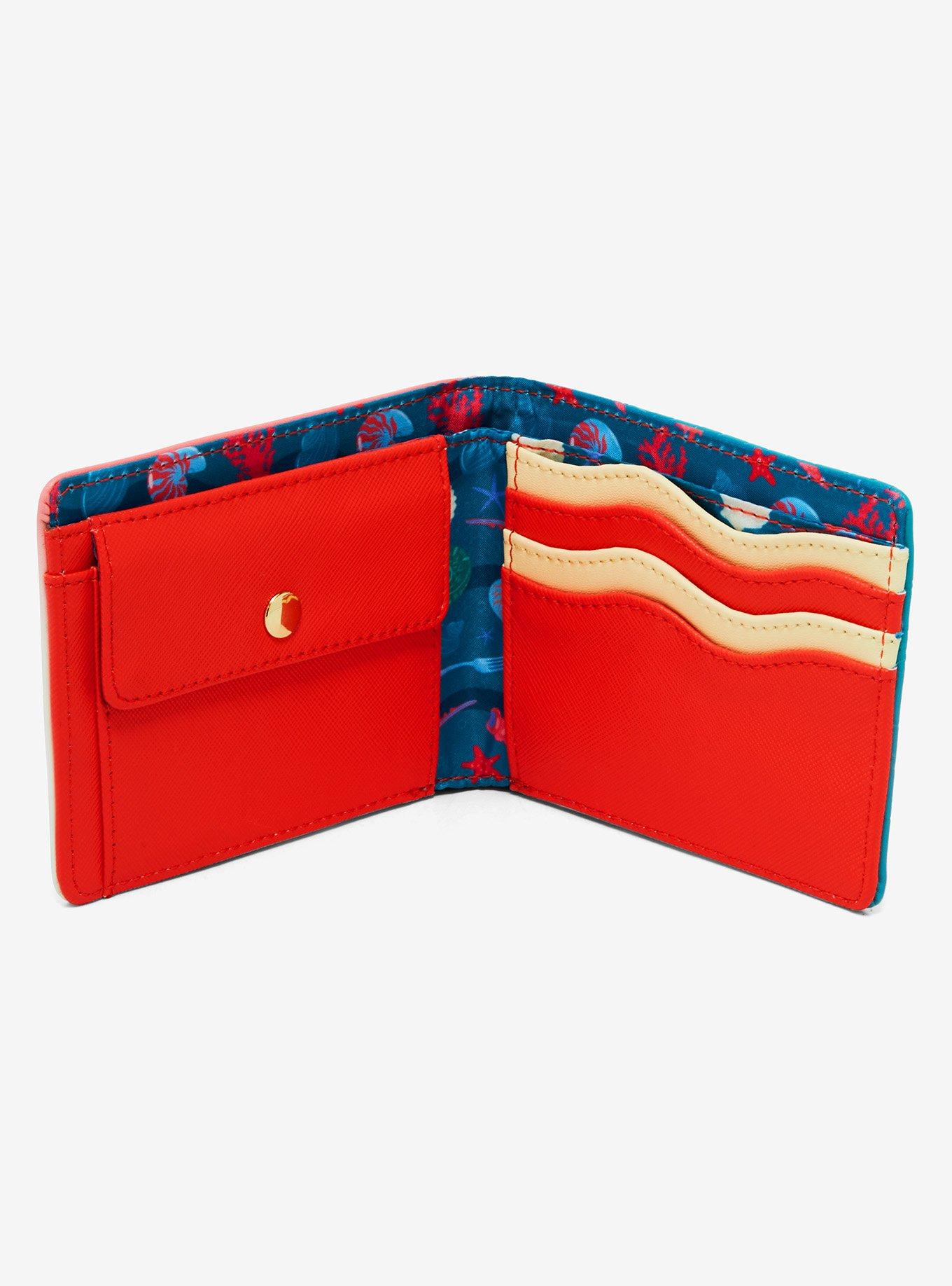 Loungefly Disney Princess Moana & Ariel Small Wallet - BoxLunch Exclusive, , alternate