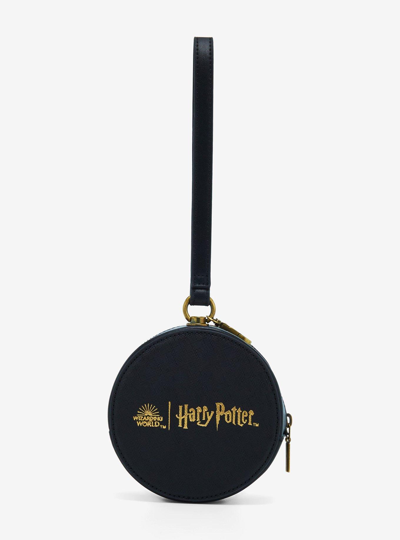 Harry Potter Deathly Hallows Floral Coin Purse - BoxLunch Exclusive, , alternate