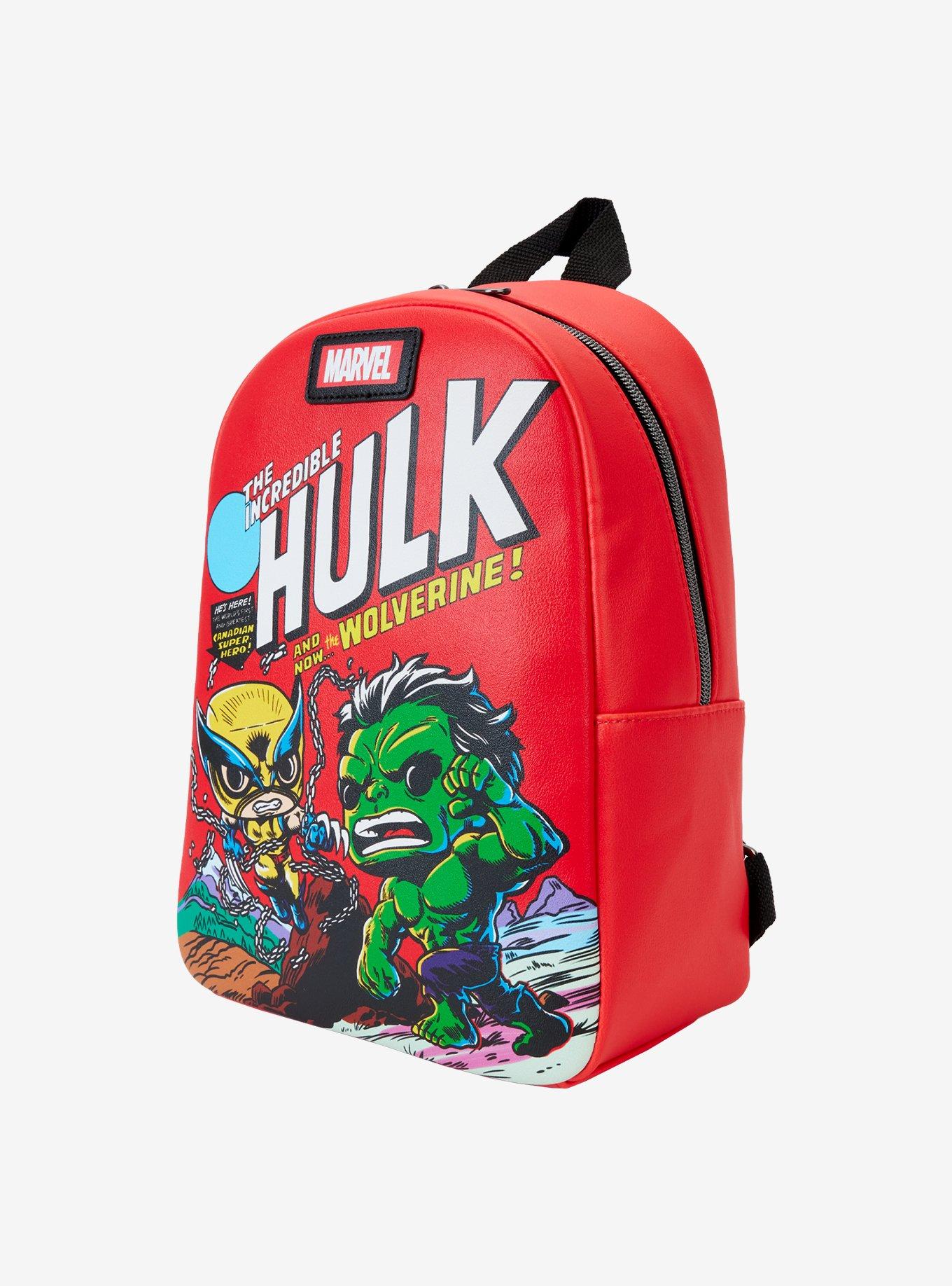 Marvel The Incredible Hulk and Wolverine Comic Mini Backpack, , alternate