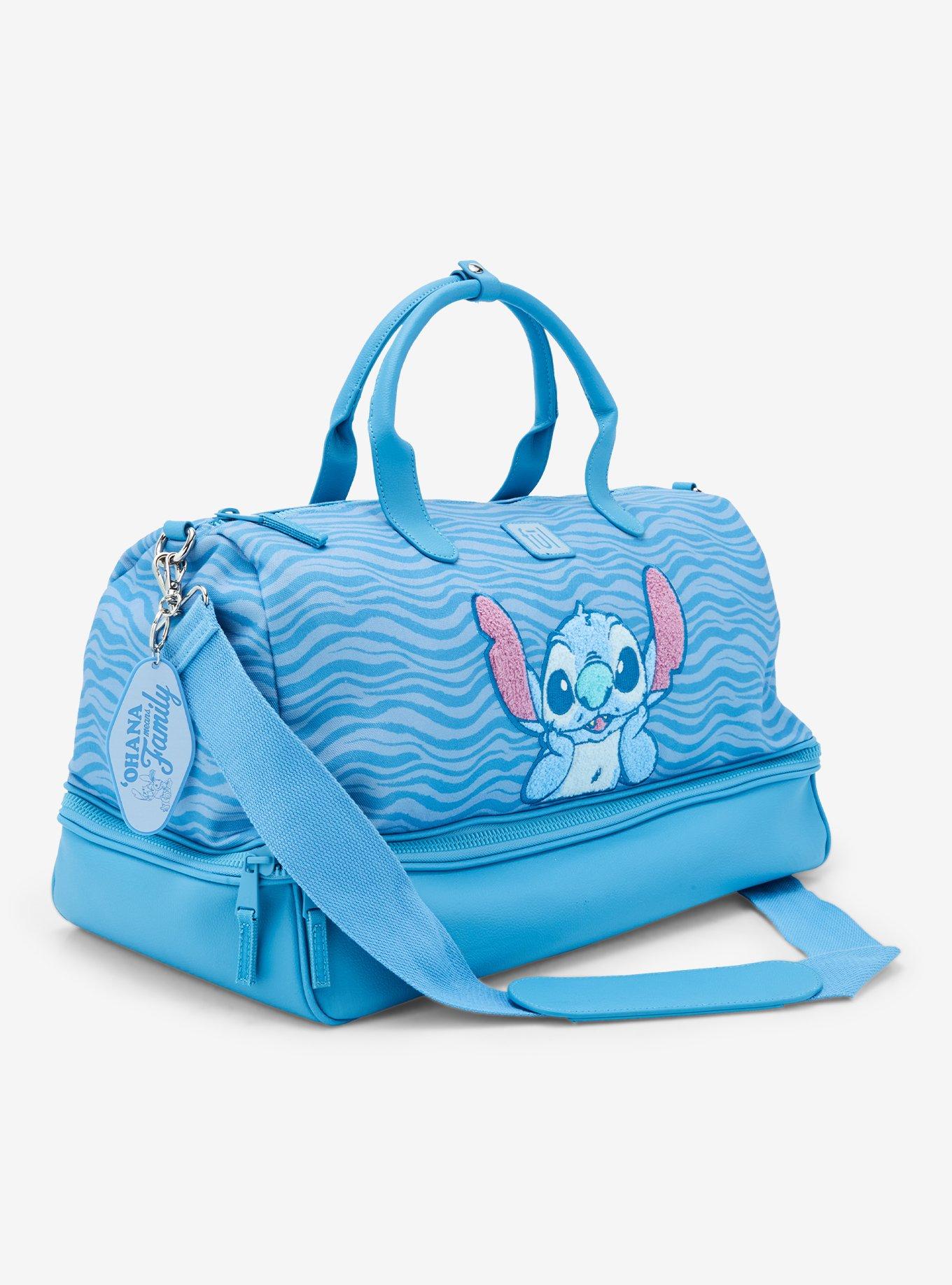 Disney Lilo & Stitch Blue Convertible Duffle Bag — BoxLunch Exclusive, , alternate