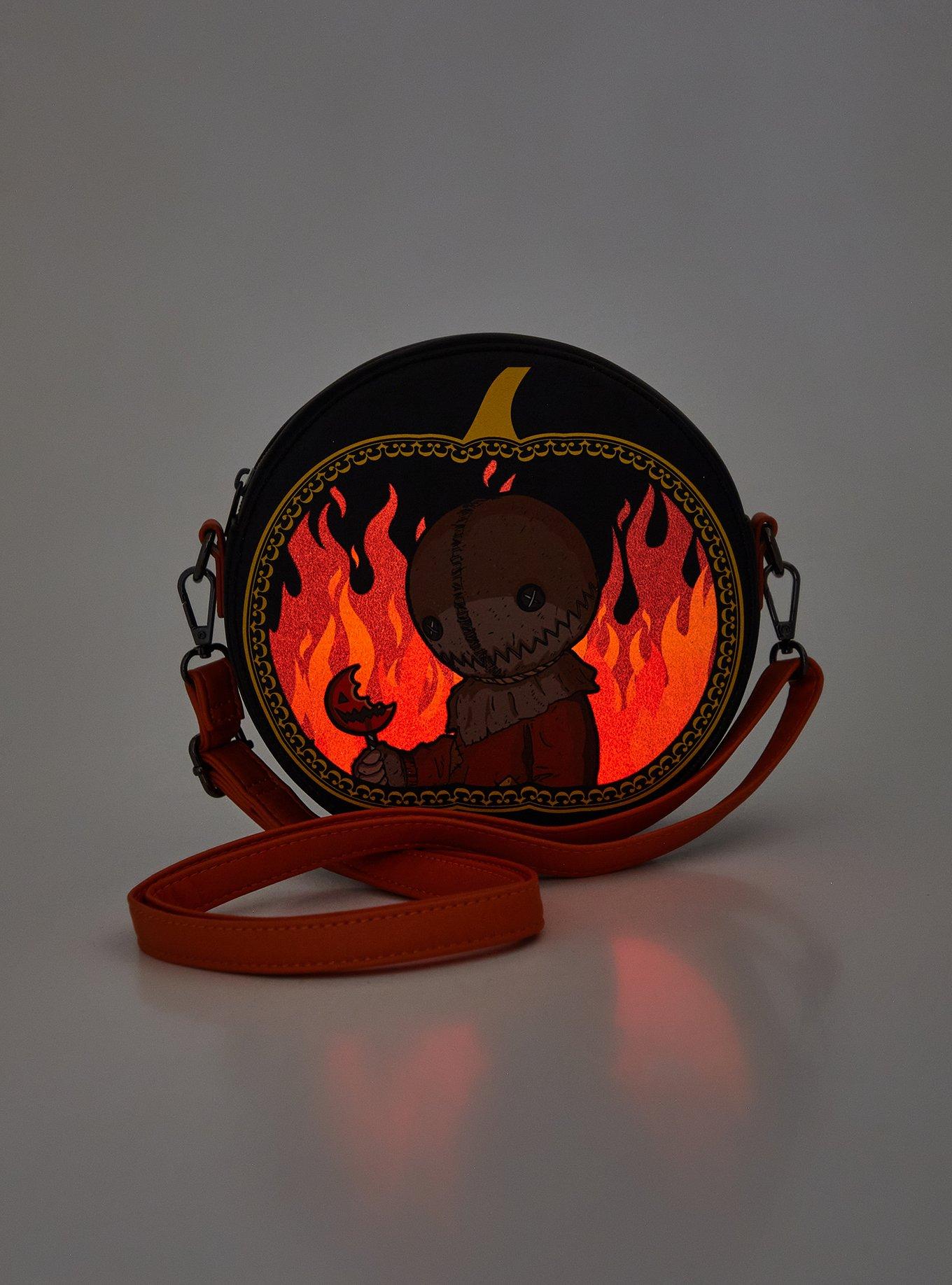 Louongefly Trick 'R Treat Sam Pumpkin Crossbody Bag