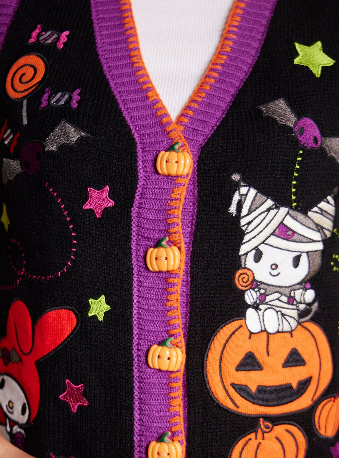My Melody & Kuromi Halloween Girls Sweater Vest, MULTI, alternate