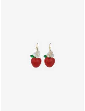 Thorn & Fable Red Apple Drop Earrings, , hi-res