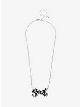 Ghost Nameplate Necklace, , hi-res