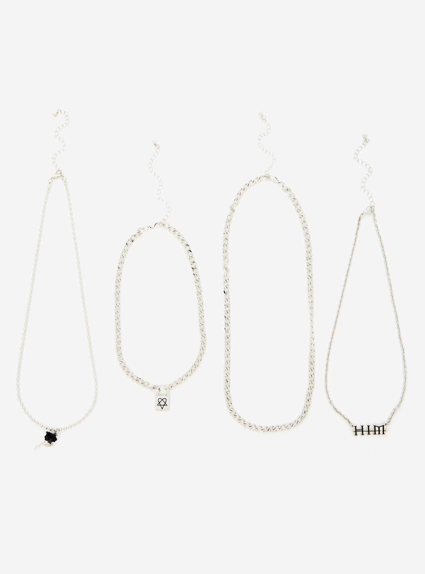 HIM Locket Rose Necklace Set, , hi-res