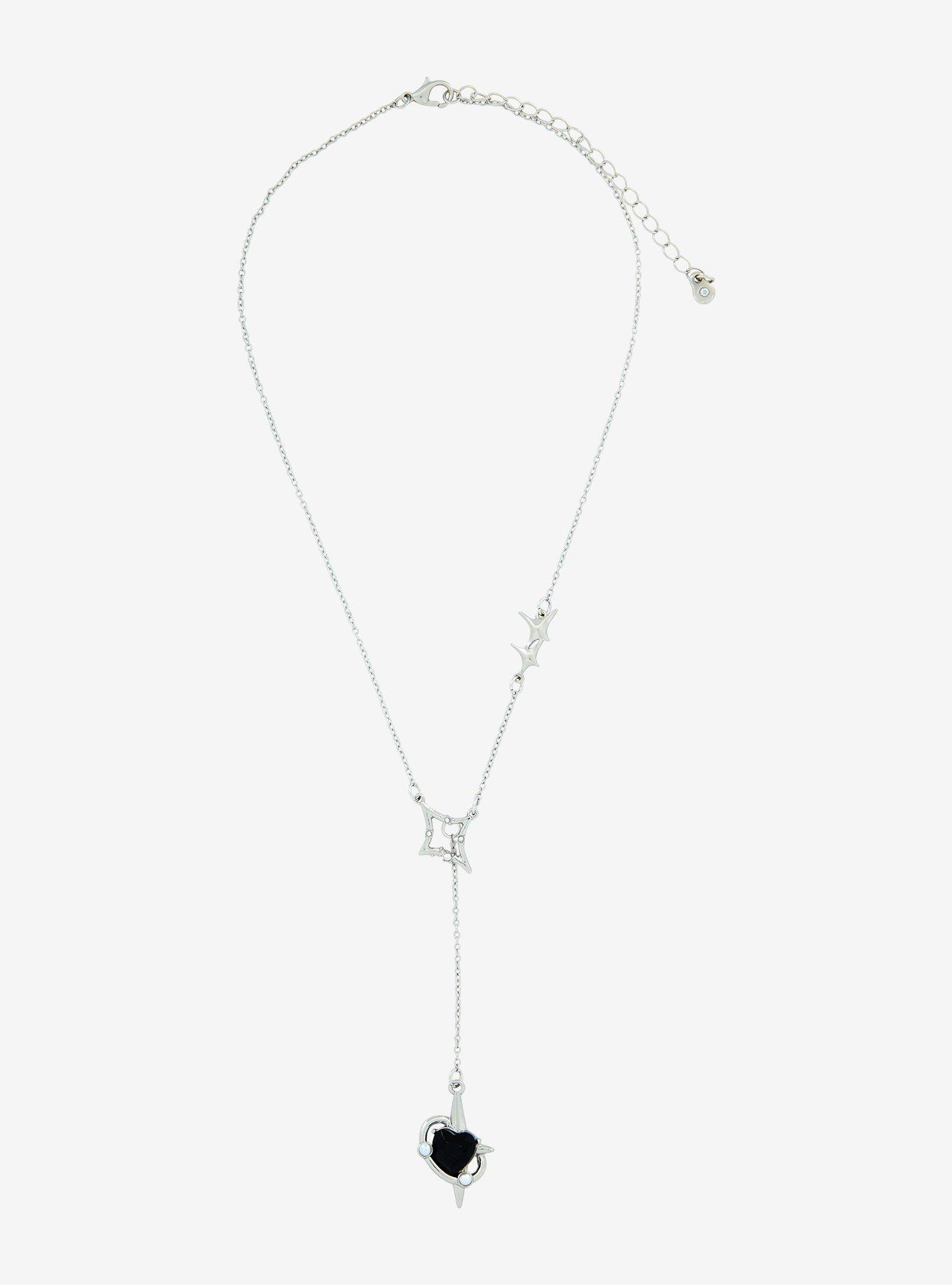 Cosmic Aura Star Bling Lariat Necklace, , hi-res