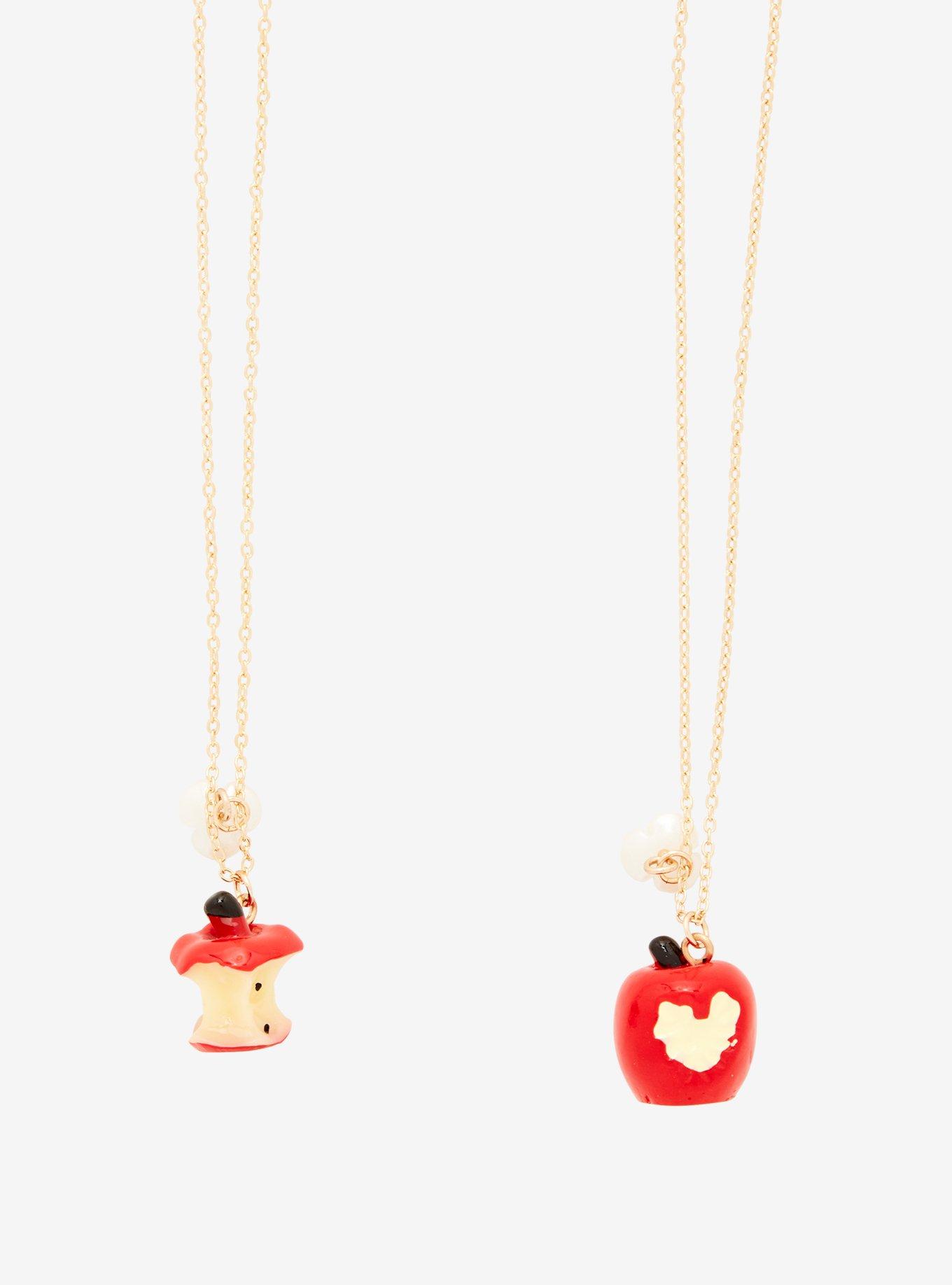 Sweet Society Apple Core Best Friend Necklace Set, , alternate