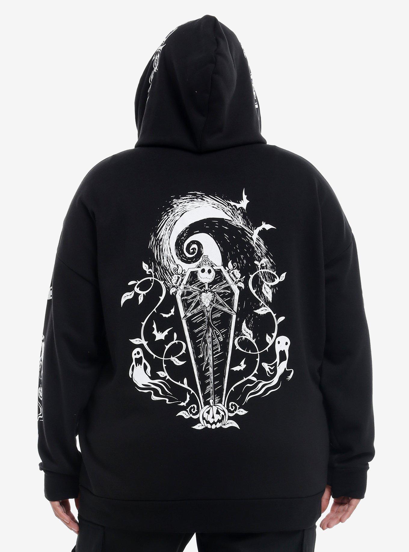 Her Universe The Nightmare Before Christmas Patches Girls Hoodie Plus Size, , hi-res