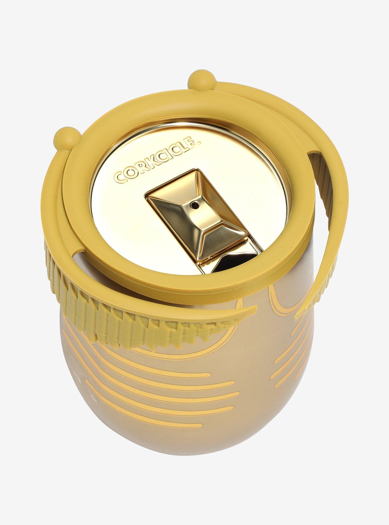 Corkcicle Harry Potter Golden Snitch Figural Wine Glass, , alternate