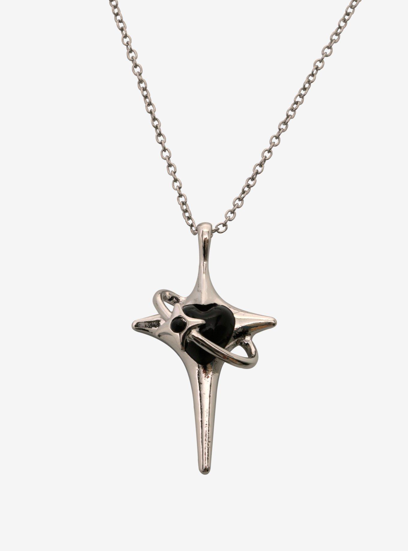 Social Collision Cosmic Heart Best Friend Necklace Set, , alternate