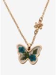 Sweet Society Heart Butterfly Floral Best Friend Necklace Set, , alternate