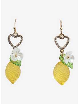 Sweet Society Heart Lemon Drop Earrings, , hi-res