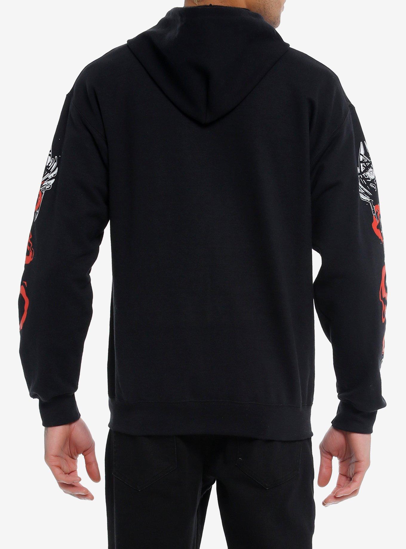 Sleep Token Vessel Mask Hoodie, BLACK, alternate